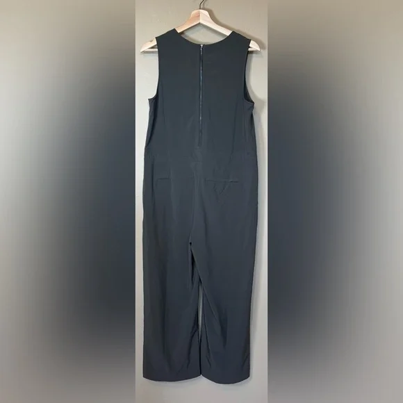 Athleta Topanga Jumpsuit Romper Olive Green Size Small Petite - Picture 3 of 5